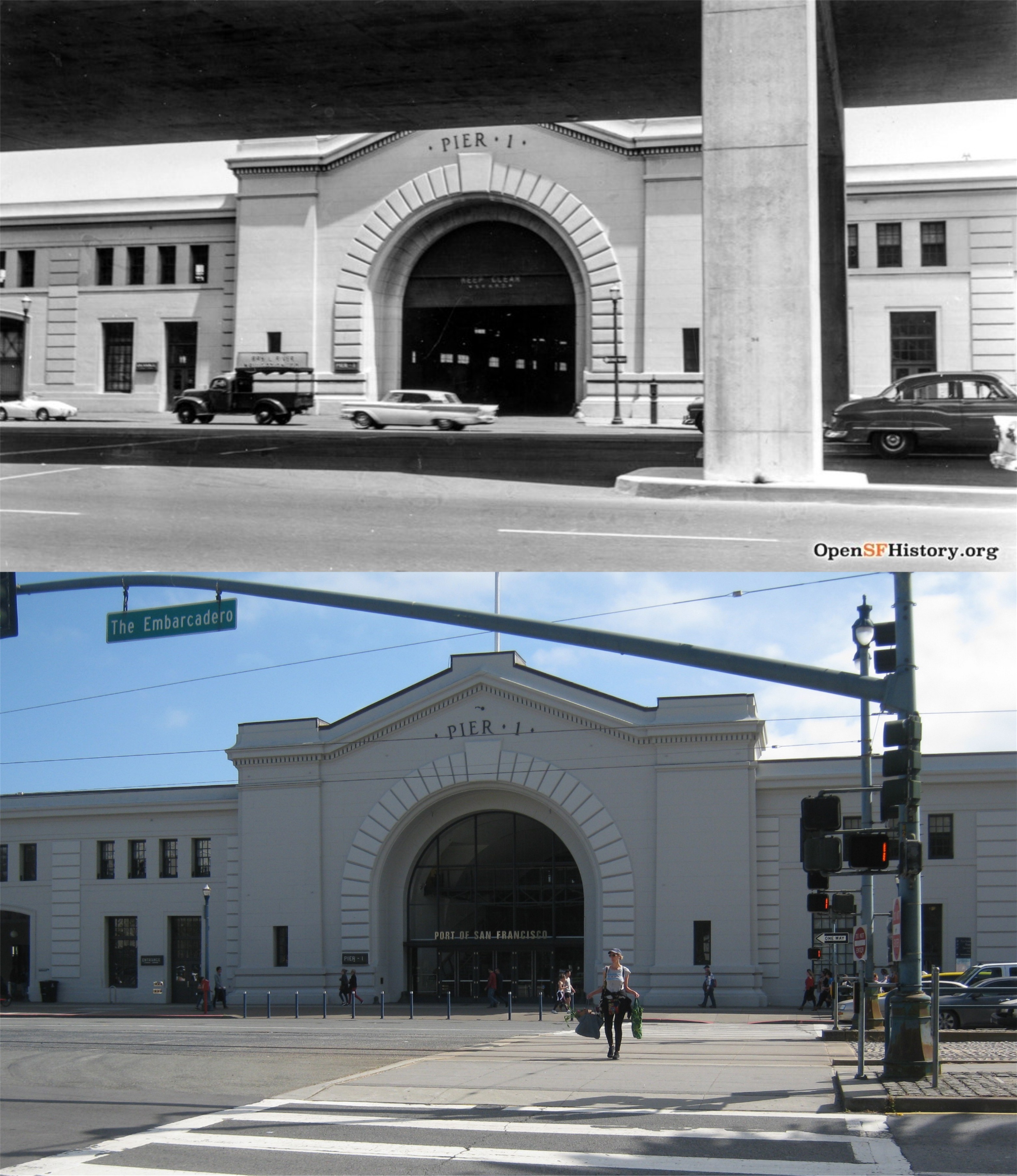 Along the Embarcadero – San Francisco Film Locations Then & Now