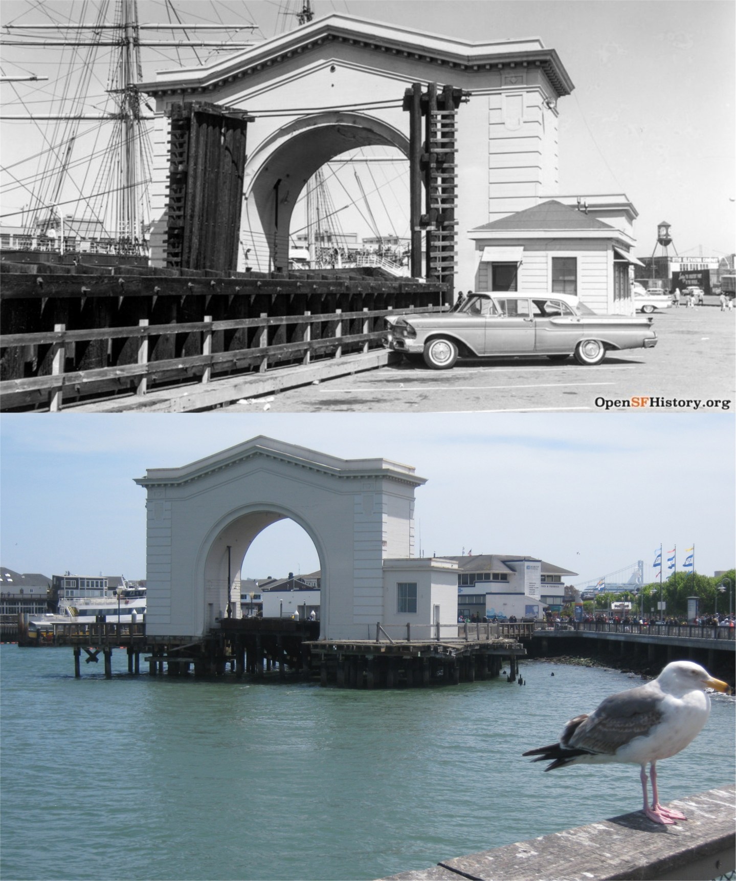 Along the Embarcadero – San Francisco Film Locations Then & Now