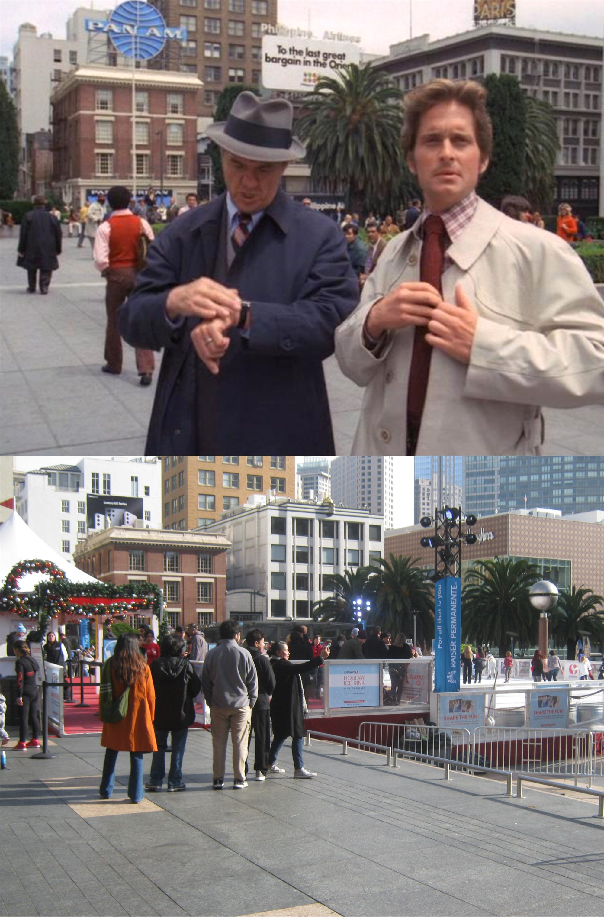 San Francisco Film Locations Then & Now